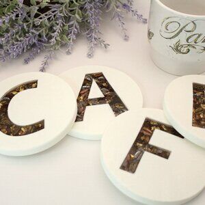CAFE coasters, drink holder, coffee, tea, Protection piece, espresso, House Deco